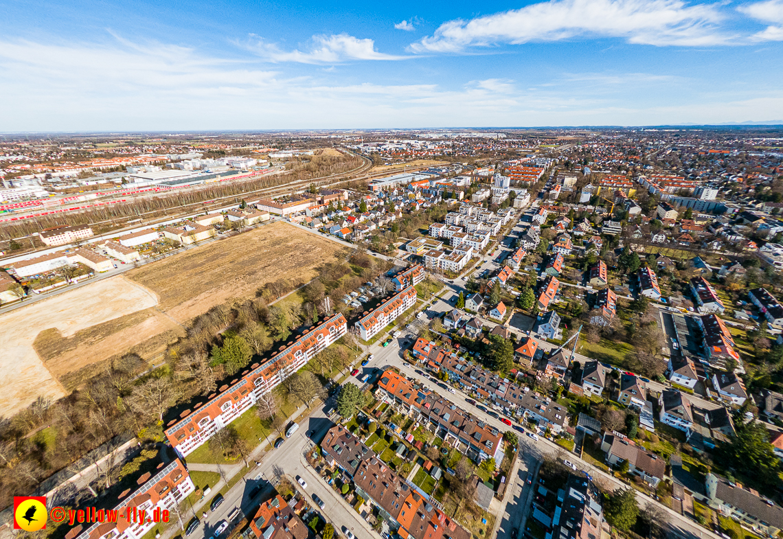 20.02.2023 - der Hachinger Bach zwischen Berg am Laim und Neuperlach